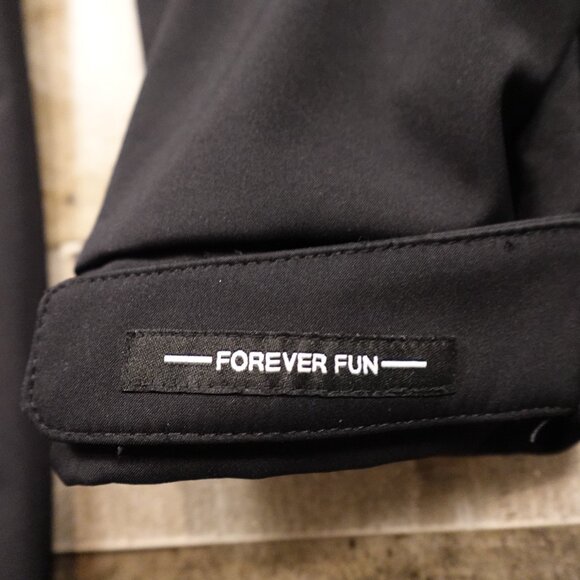 Neff Softshell Jacket Men’s Medium Black Hooded Zip Front Streetwear Snow Urban - Picture 11 of 14